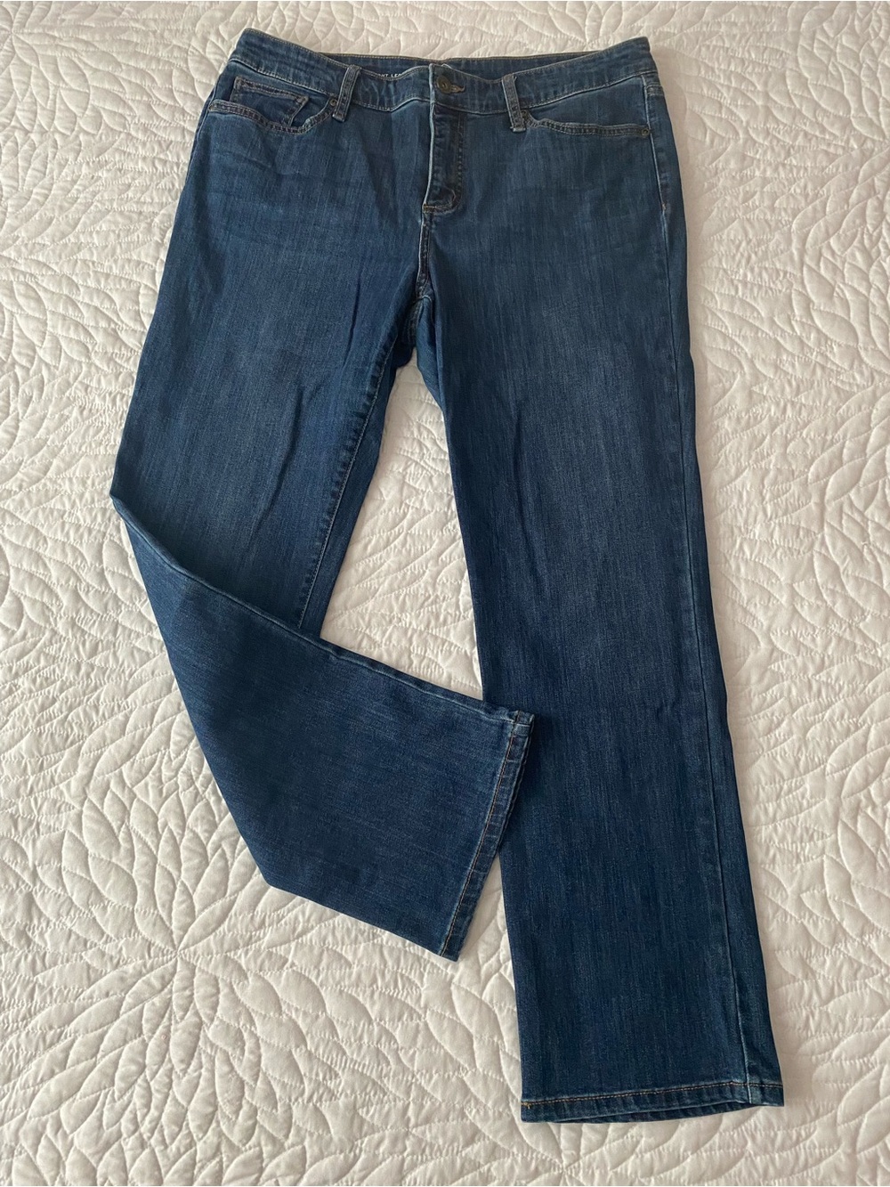 St. John's Bay Deep Indigo Straight-Leg Jeans